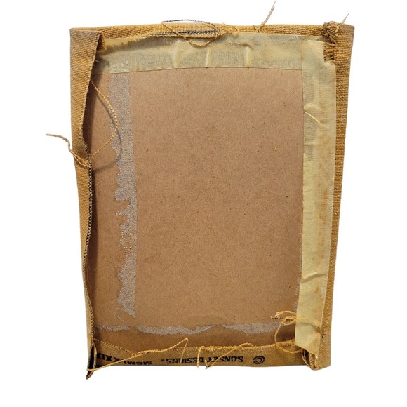 1979 Vintage Sunset Design Finished Farmhouse Cottage Prairie core Needlepoint - Picture 4 of 4